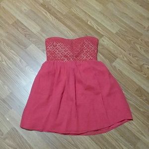 Roxy Coral Strapless Dress